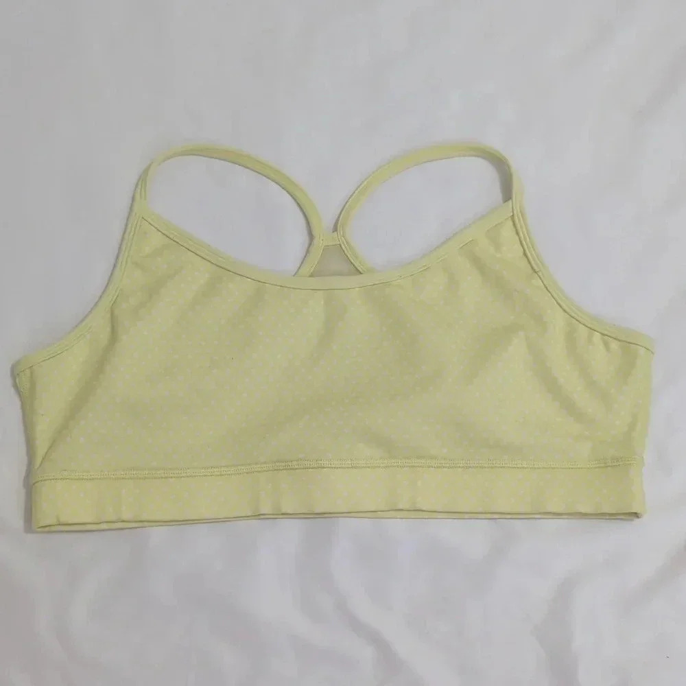 lululemon athletica Light Yellow Sports Bra